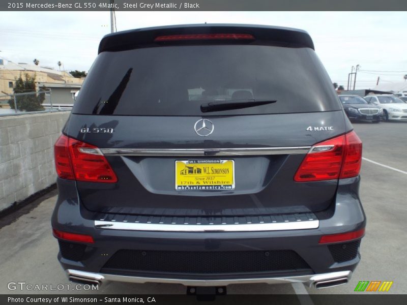 Steel Grey Metallic / Black 2015 Mercedes-Benz GL 550 4Matic