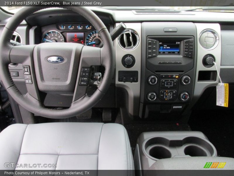 Blue Jeans / Steel Grey 2014 Ford F150 XLT SuperCrew