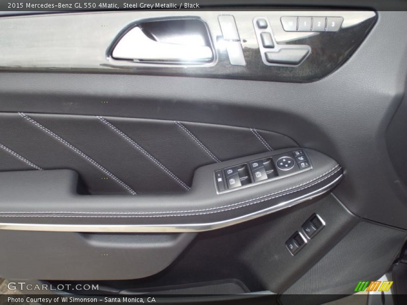 Steel Grey Metallic / Black 2015 Mercedes-Benz GL 550 4Matic