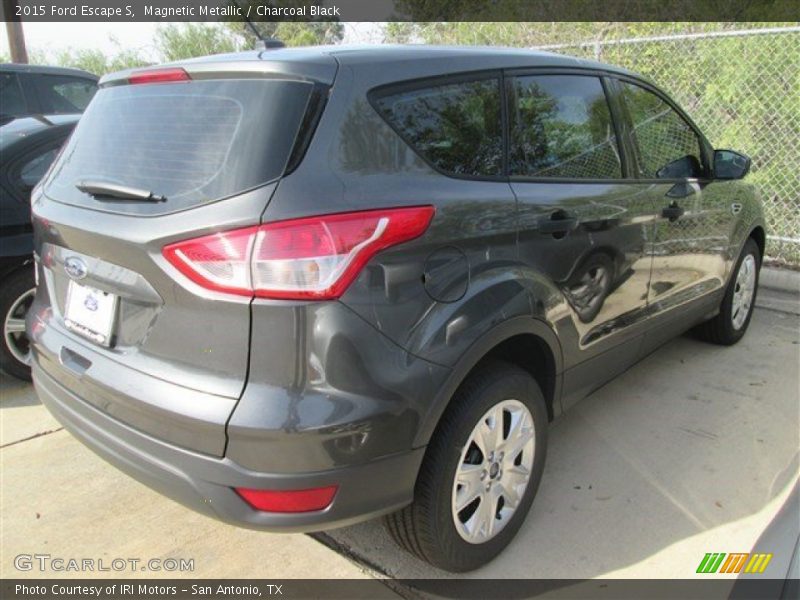 Magnetic Metallic / Charcoal Black 2015 Ford Escape S