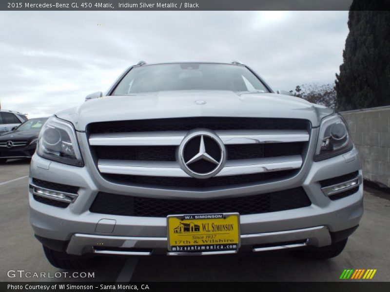 Iridium Silver Metallic / Black 2015 Mercedes-Benz GL 450 4Matic