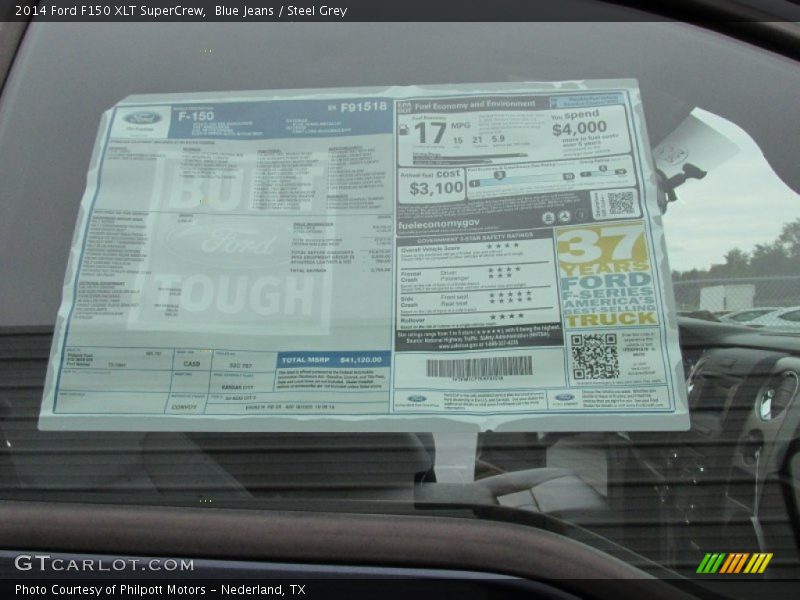 Blue Jeans / Steel Grey 2014 Ford F150 XLT SuperCrew