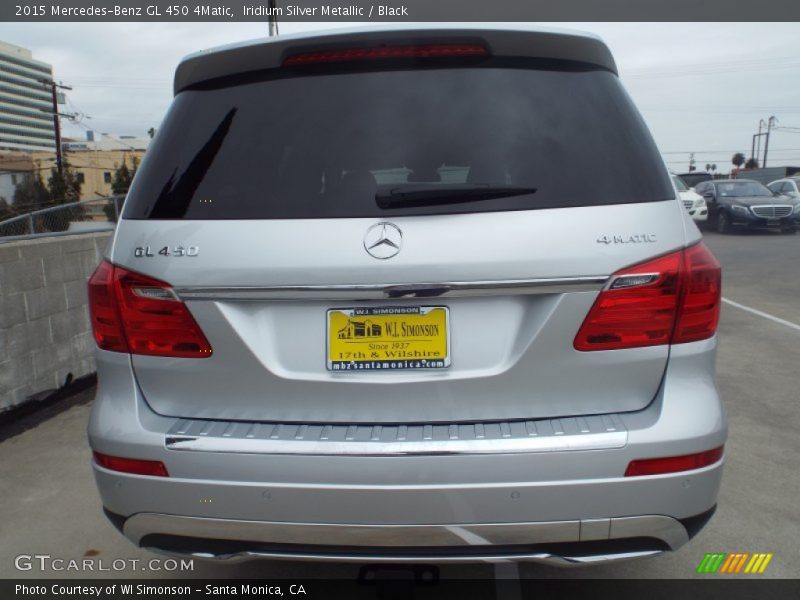 Iridium Silver Metallic / Black 2015 Mercedes-Benz GL 450 4Matic