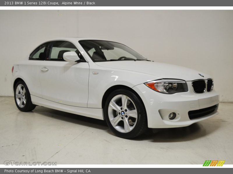 Alpine White / Black 2013 BMW 1 Series 128i Coupe