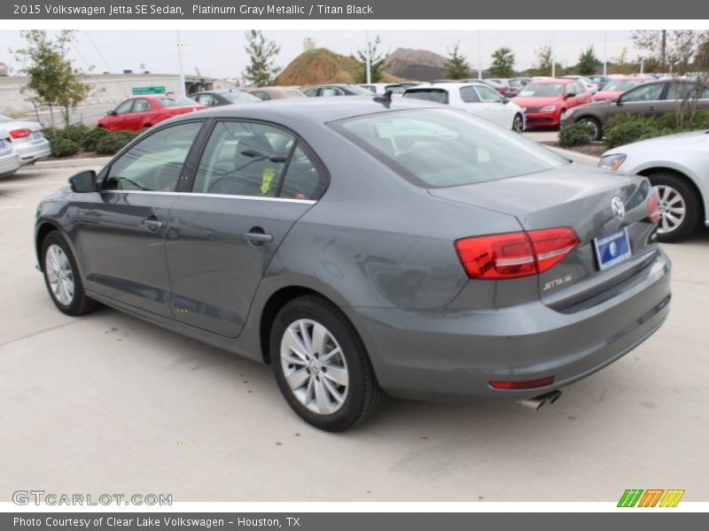 Platinum Gray Metallic / Titan Black 2015 Volkswagen Jetta SE Sedan