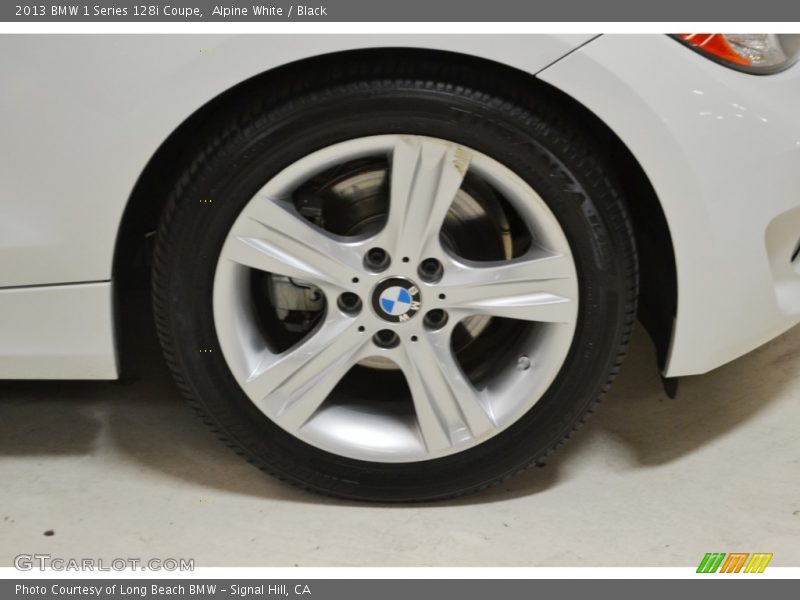 Alpine White / Black 2013 BMW 1 Series 128i Coupe