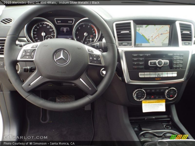Iridium Silver Metallic / Black 2015 Mercedes-Benz GL 450 4Matic