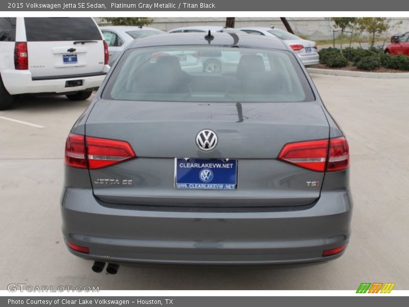 Platinum Gray Metallic / Titan Black 2015 Volkswagen Jetta SE Sedan