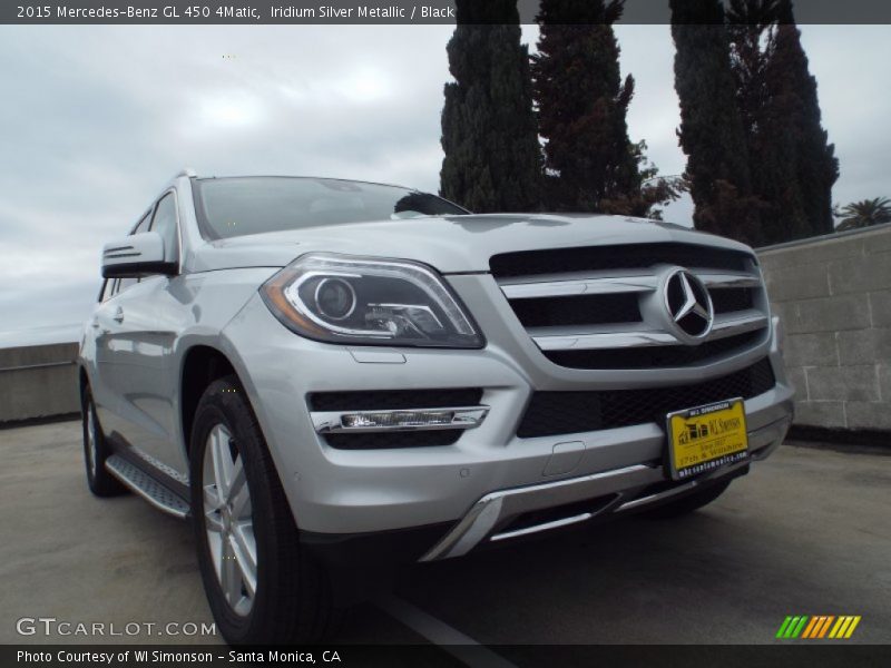 Iridium Silver Metallic / Black 2015 Mercedes-Benz GL 450 4Matic