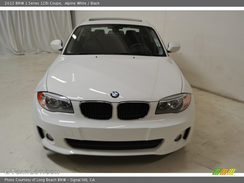 Alpine White / Black 2013 BMW 1 Series 128i Coupe