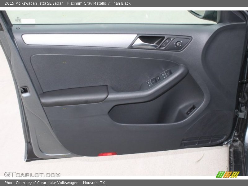 Platinum Gray Metallic / Titan Black 2015 Volkswagen Jetta SE Sedan