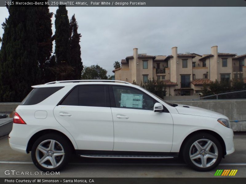 Polar White / designo Porcelain 2015 Mercedes-Benz ML 250 BlueTEC 4Matic