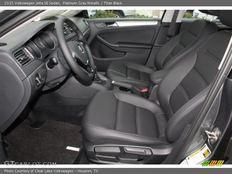 Platinum Gray Metallic / Titan Black 2015 Volkswagen Jetta SE Sedan