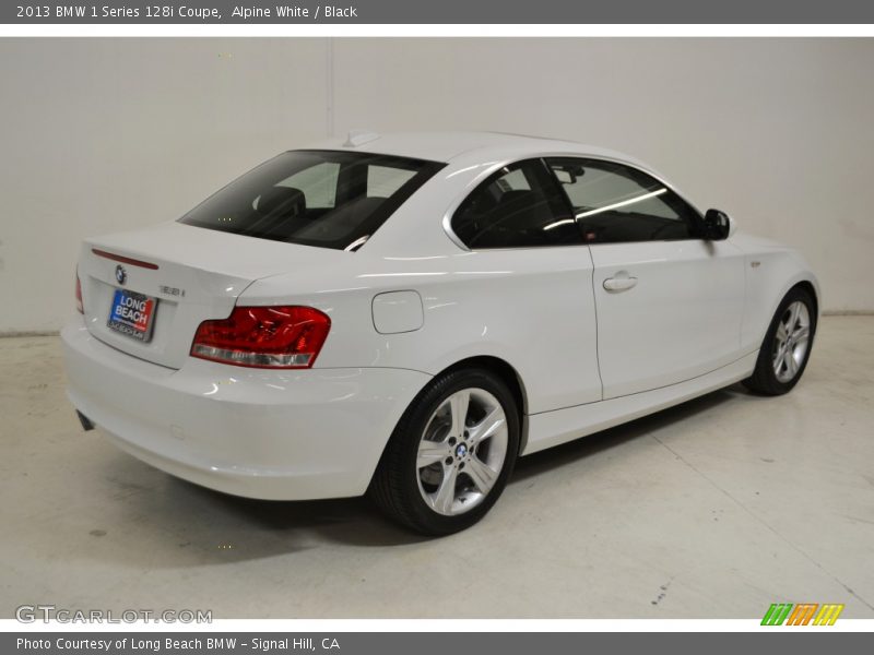 Alpine White / Black 2013 BMW 1 Series 128i Coupe