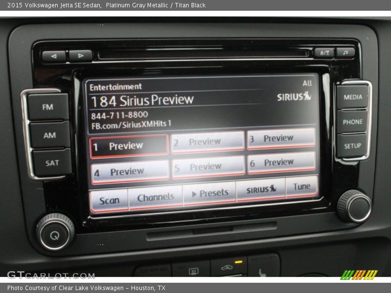 Platinum Gray Metallic / Titan Black 2015 Volkswagen Jetta SE Sedan