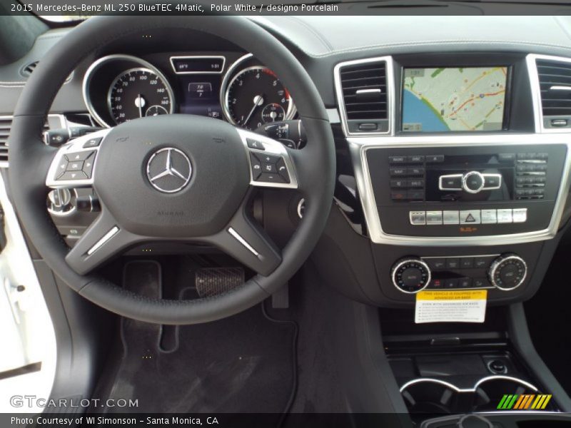 Polar White / designo Porcelain 2015 Mercedes-Benz ML 250 BlueTEC 4Matic