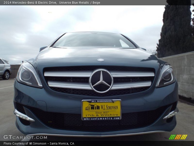 Universe Blue Metallic / Beige 2014 Mercedes-Benz B Electric Drive