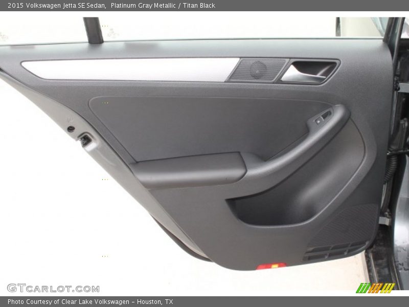 Platinum Gray Metallic / Titan Black 2015 Volkswagen Jetta SE Sedan