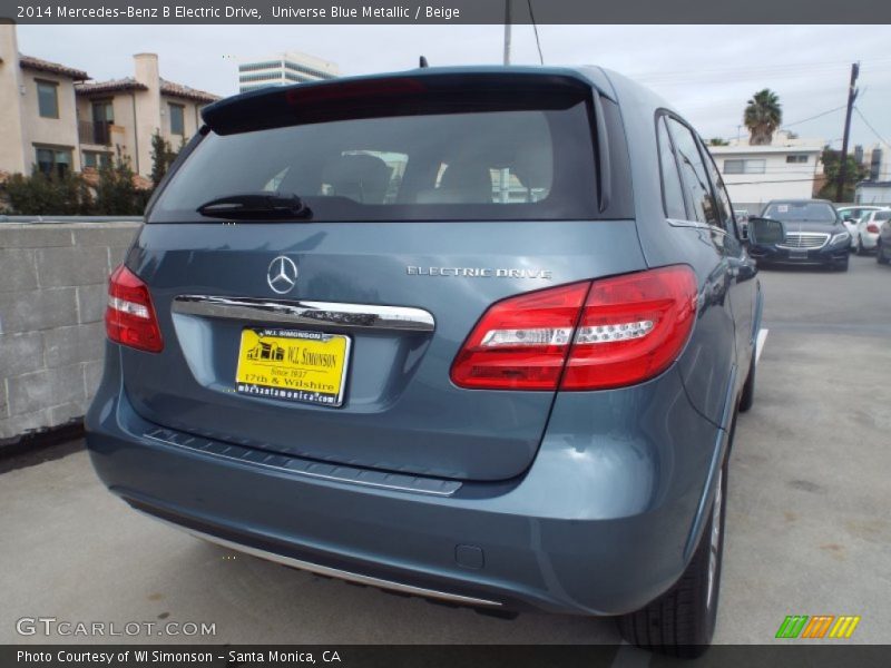 Universe Blue Metallic / Beige 2014 Mercedes-Benz B Electric Drive