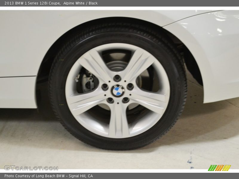 Alpine White / Black 2013 BMW 1 Series 128i Coupe