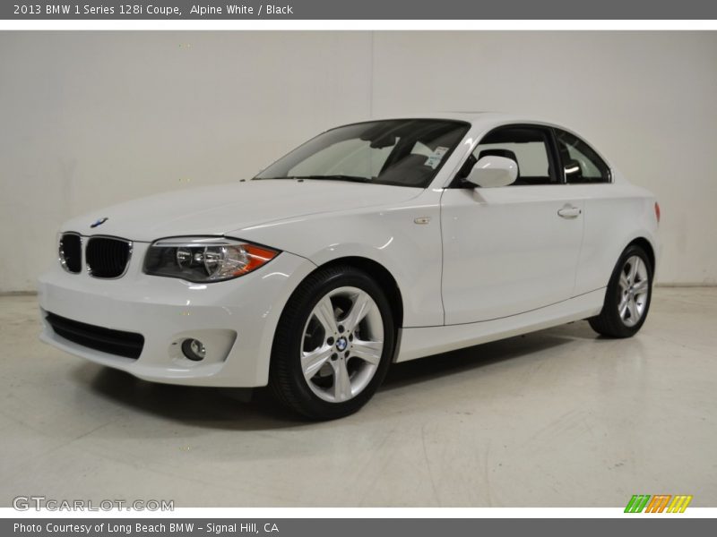 Alpine White / Black 2013 BMW 1 Series 128i Coupe