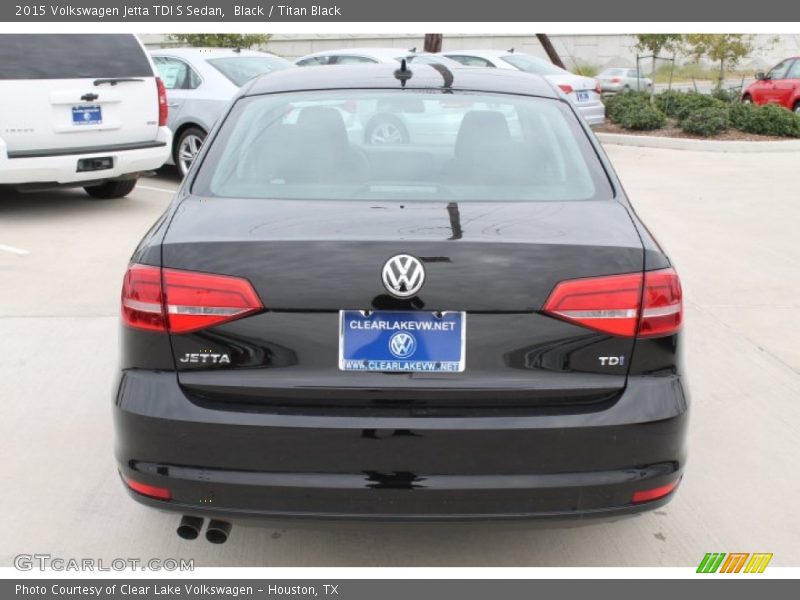 Black / Titan Black 2015 Volkswagen Jetta TDI S Sedan