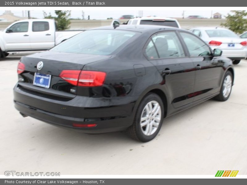 Black / Titan Black 2015 Volkswagen Jetta TDI S Sedan