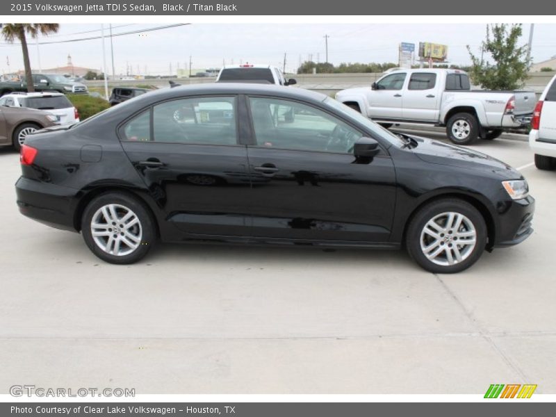 Black / Titan Black 2015 Volkswagen Jetta TDI S Sedan