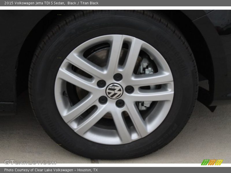 Black / Titan Black 2015 Volkswagen Jetta TDI S Sedan