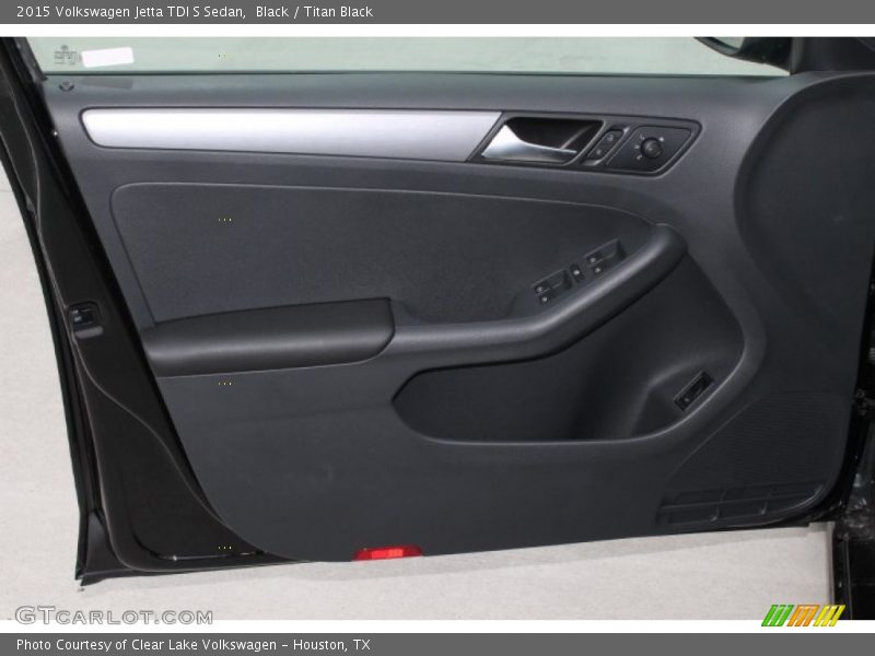 Black / Titan Black 2015 Volkswagen Jetta TDI S Sedan