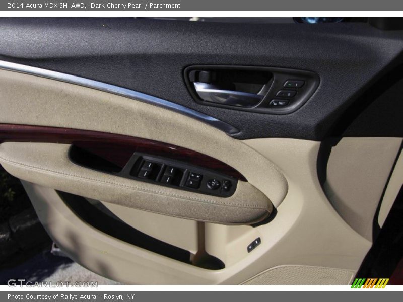 Dark Cherry Pearl / Parchment 2014 Acura MDX SH-AWD