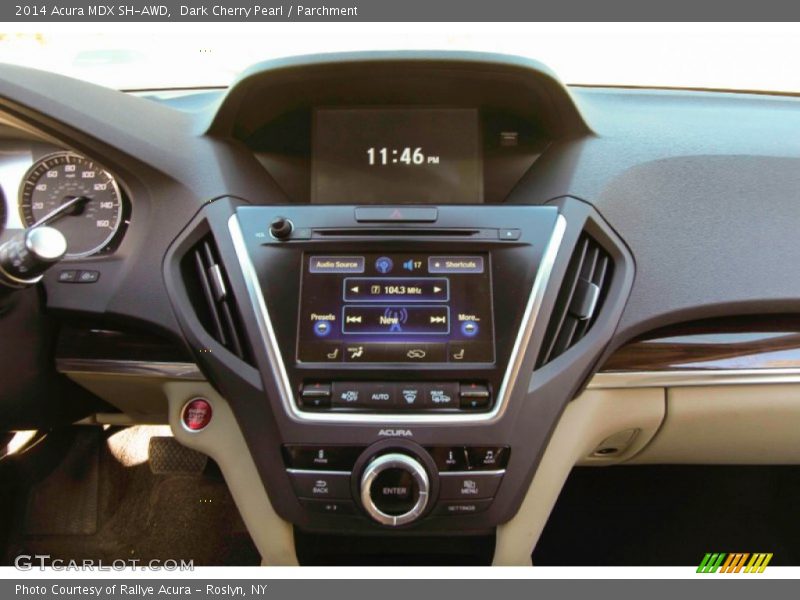Dark Cherry Pearl / Parchment 2014 Acura MDX SH-AWD