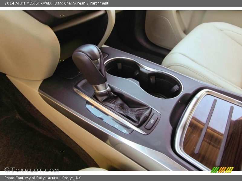 Dark Cherry Pearl / Parchment 2014 Acura MDX SH-AWD