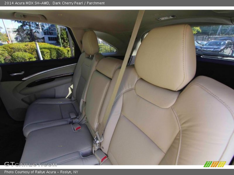 Dark Cherry Pearl / Parchment 2014 Acura MDX SH-AWD