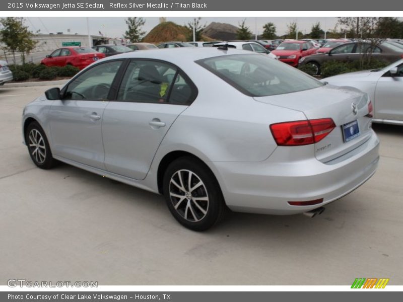 Reflex Silver Metallic / Titan Black 2015 Volkswagen Jetta SE Sedan