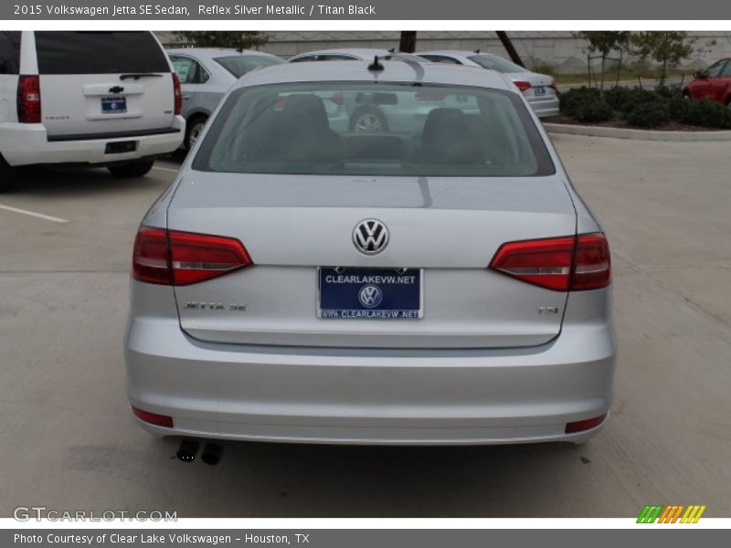 Reflex Silver Metallic / Titan Black 2015 Volkswagen Jetta SE Sedan