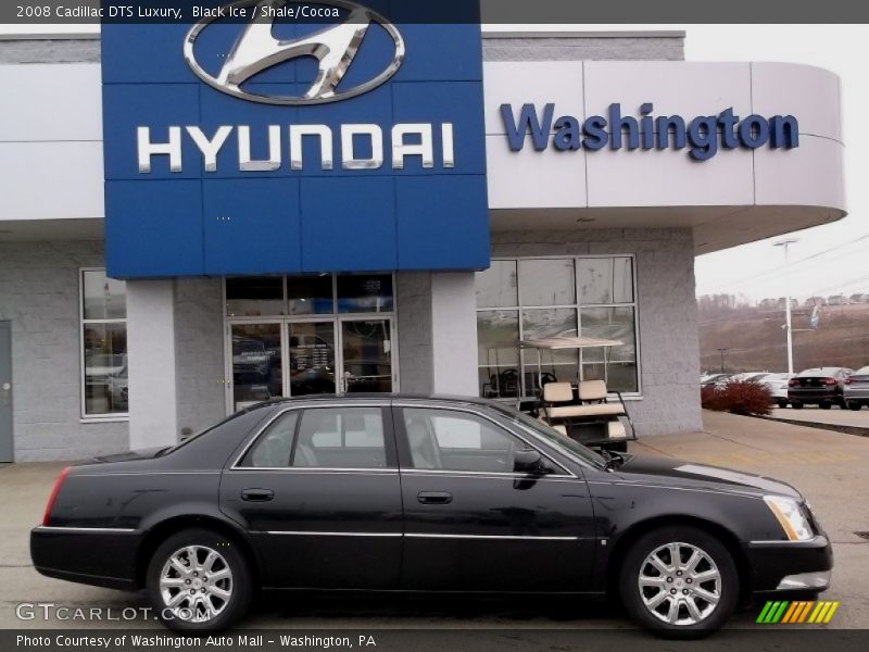 Black Ice / Shale/Cocoa 2008 Cadillac DTS Luxury