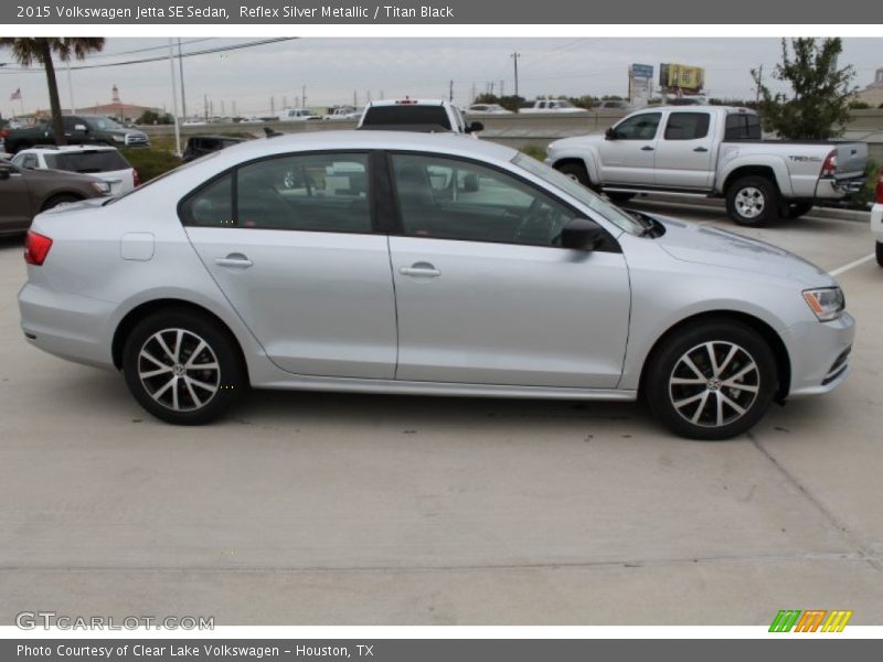 Reflex Silver Metallic / Titan Black 2015 Volkswagen Jetta SE Sedan
