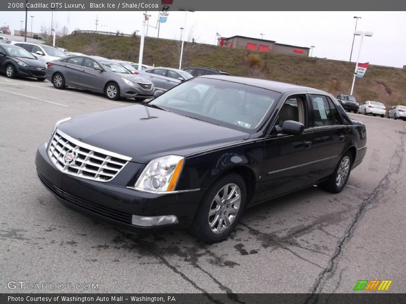 Black Ice / Shale/Cocoa 2008 Cadillac DTS Luxury