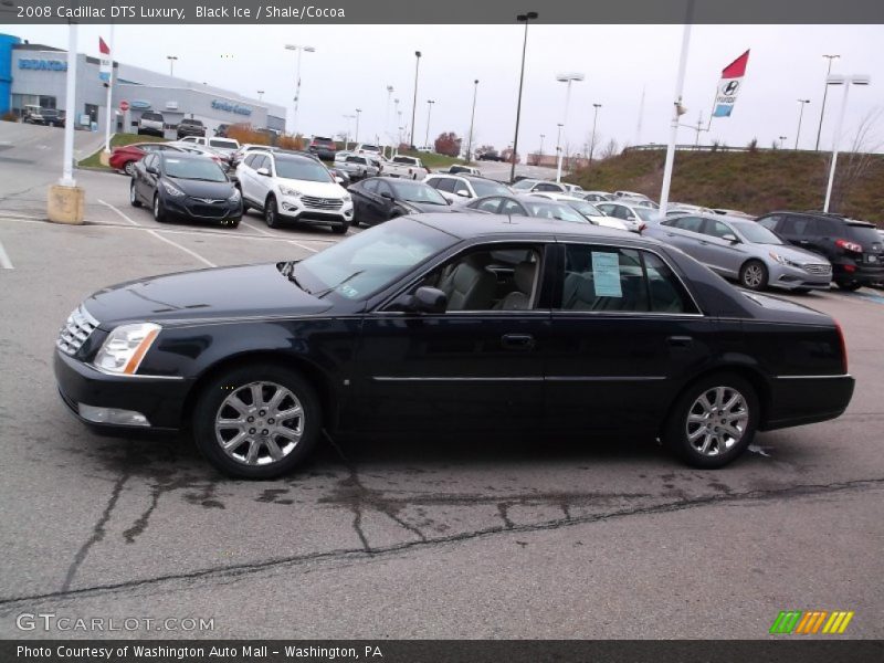 Black Ice / Shale/Cocoa 2008 Cadillac DTS Luxury