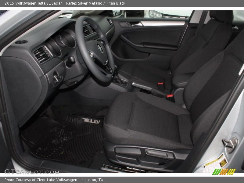 Reflex Silver Metallic / Titan Black 2015 Volkswagen Jetta SE Sedan