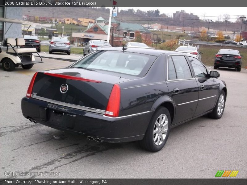 Black Ice / Shale/Cocoa 2008 Cadillac DTS Luxury