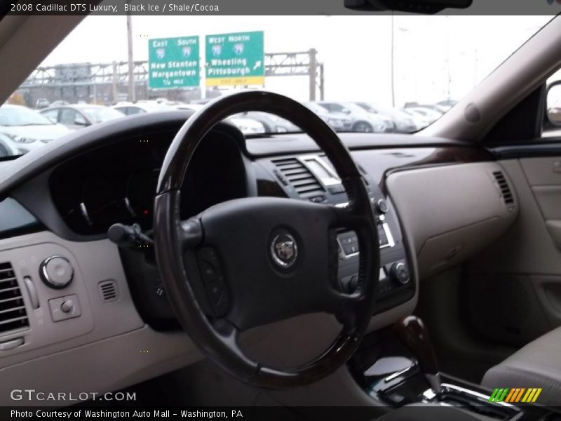 Black Ice / Shale/Cocoa 2008 Cadillac DTS Luxury