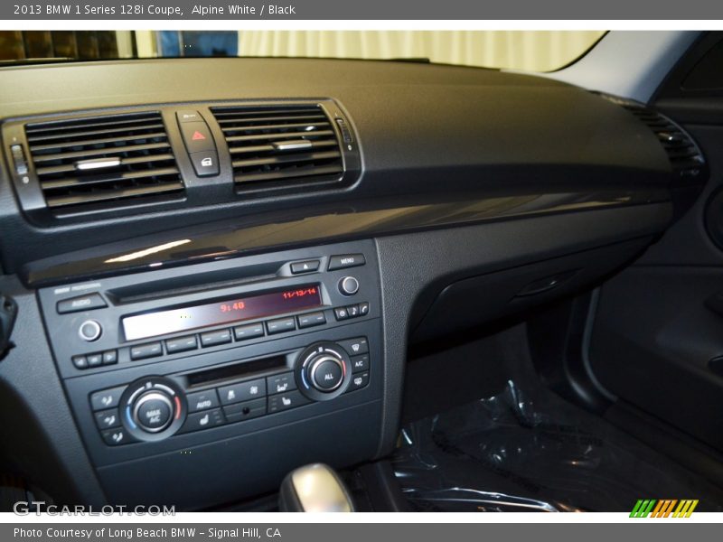 Alpine White / Black 2013 BMW 1 Series 128i Coupe