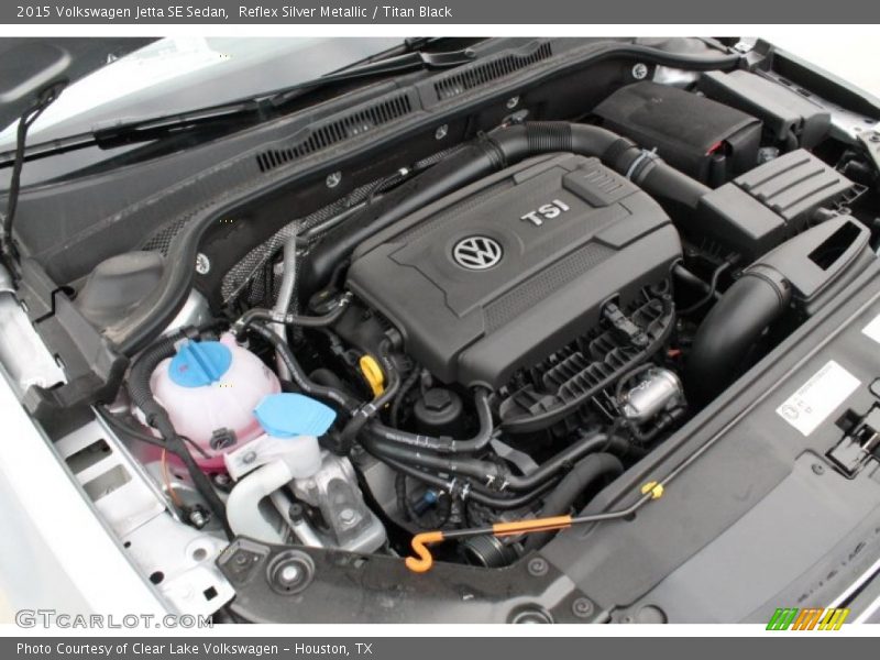 Reflex Silver Metallic / Titan Black 2015 Volkswagen Jetta SE Sedan