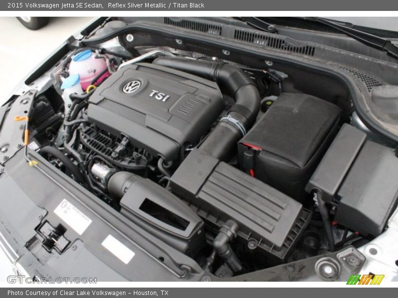 Reflex Silver Metallic / Titan Black 2015 Volkswagen Jetta SE Sedan
