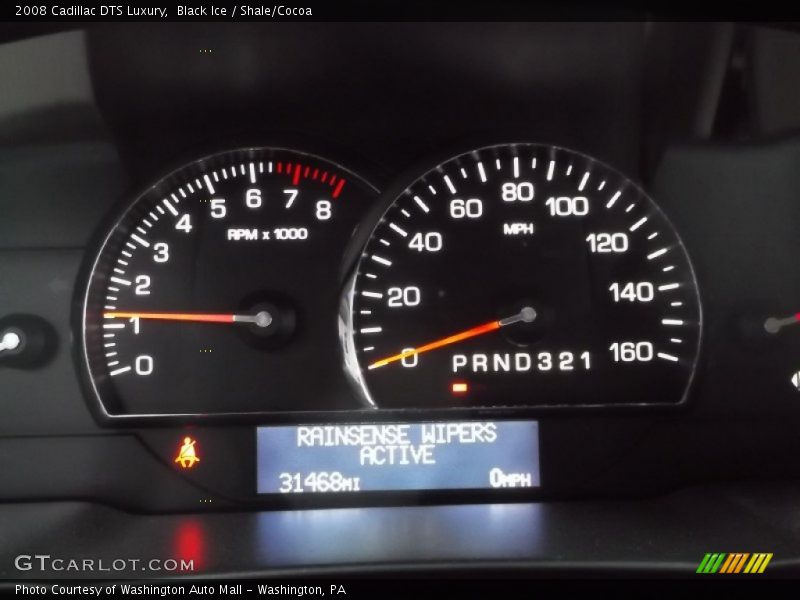 Black Ice / Shale/Cocoa 2008 Cadillac DTS Luxury