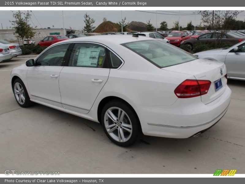 Candy White / Cornsilk Beige 2015 Volkswagen Passat TDI SEL Premium Sedan