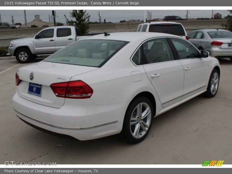 Candy White / Cornsilk Beige 2015 Volkswagen Passat TDI SEL Premium Sedan