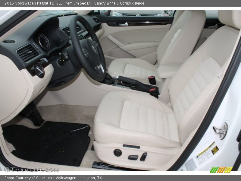 Front Seat of 2015 Passat TDI SEL Premium Sedan